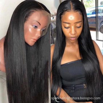 Wholesale Vietanmese Unprocessed Raw Remy Lace Frontal Wig, Virgin Cuticle Aligned Peruvian Human Hair Front Lace Front Wigs